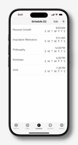 Schedule quote